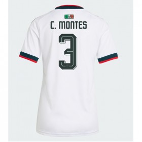 Mexiko Cesar Montes #3 Borta Kläder Dam VM 2026 Kortärmad